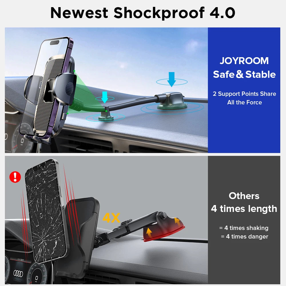 Dashboard Phone Holder Flexible Long Arm