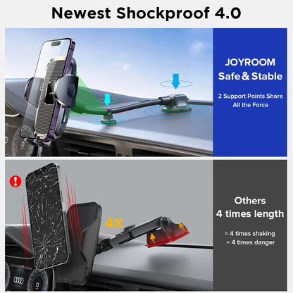 Dashboard Phone Holder Flexible Long Arm