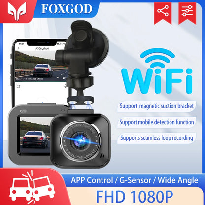 Car DVR Dash Cam WiFi FHD1080P Drive Video Recorder