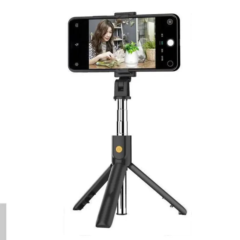 Portable Selfie Stick with Bluetooth Remote Mini Tripod