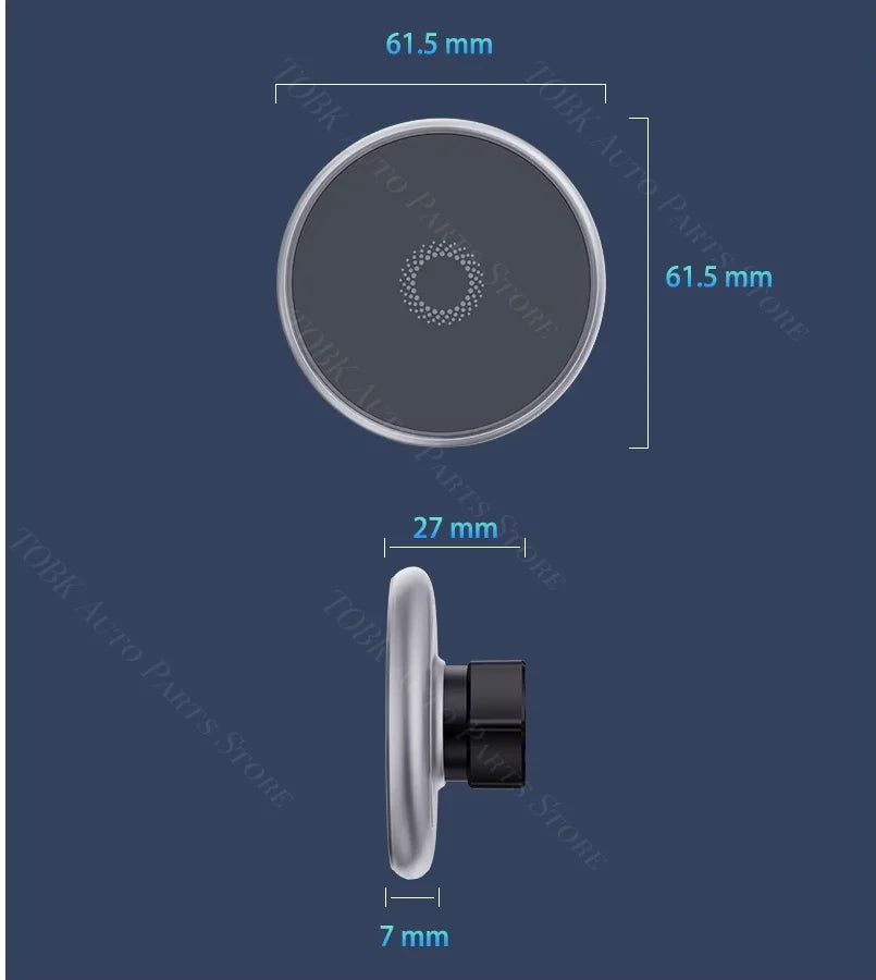Magnetic Phone Holder for Audi Q7 Wireless Charging