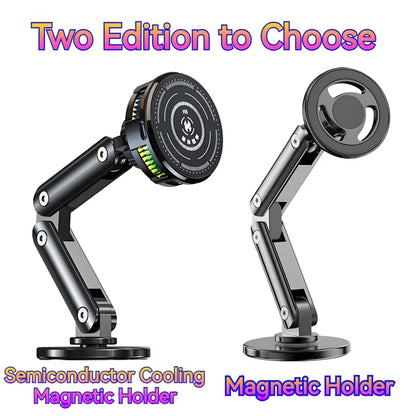 Universal Metal Car Magnetic Semiconductor Cooling Phone Holder