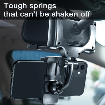 SEAMETAL Car Rearview Mirror Phone Holder 360 Rotation