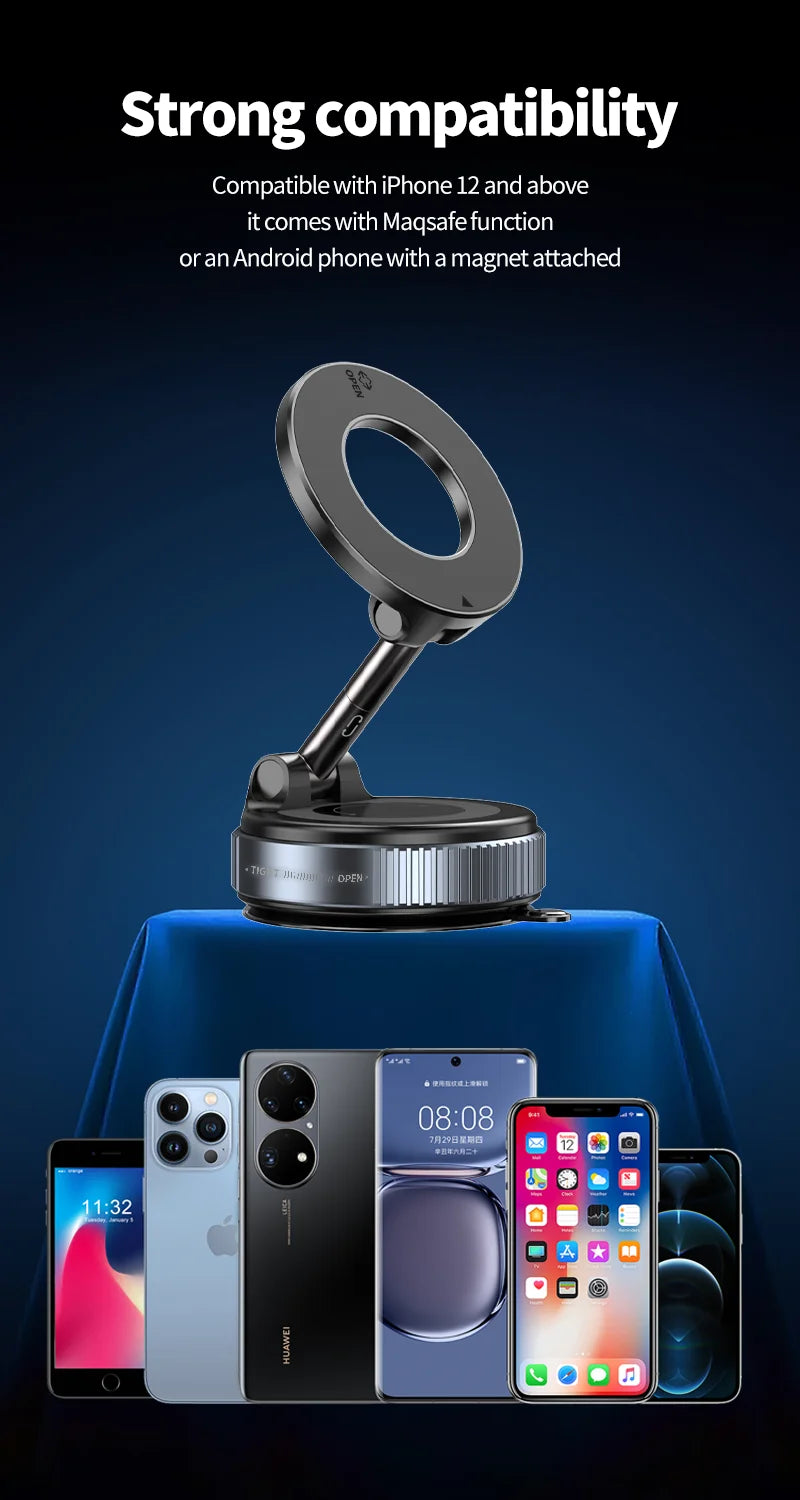 Folding Strong Magnet Magnetic Phone Holder 360° Rotation