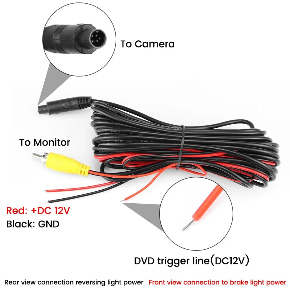 GreenYi 170° AHD Car Rear View Camera Mini Side/Front/Backup