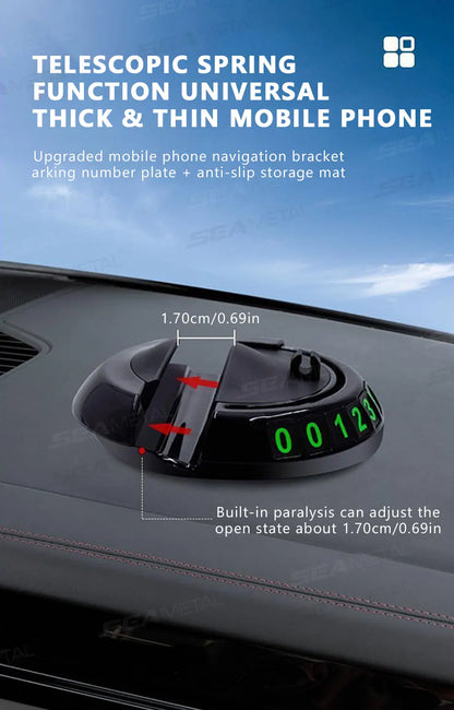SEAMETAL Car Dashboard Phone Holder Hidden Plate