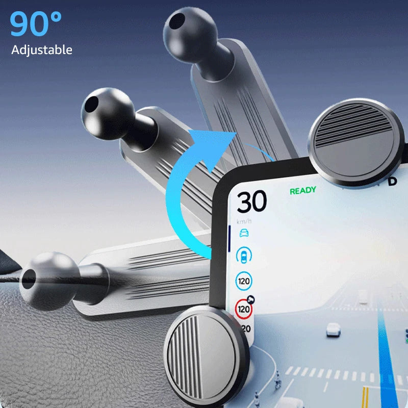 17mm Ball Head Car Screen Clip Phone Holder Base Car