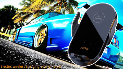 Car Phone Holder Wireless Charging Magnetic Phone Holder Car