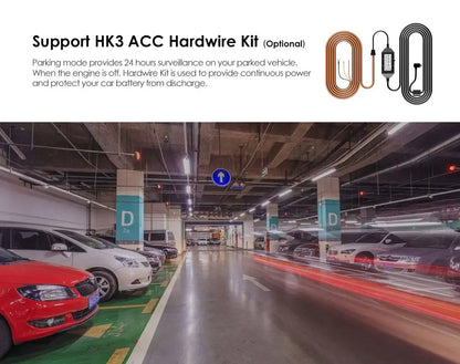 VIOFO A119 V3 2K Car Parking Mode G-Sensor Rota Lens