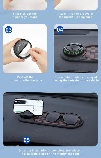 SEAMETAL Car Dashboard Phone Holder Hidden Plate