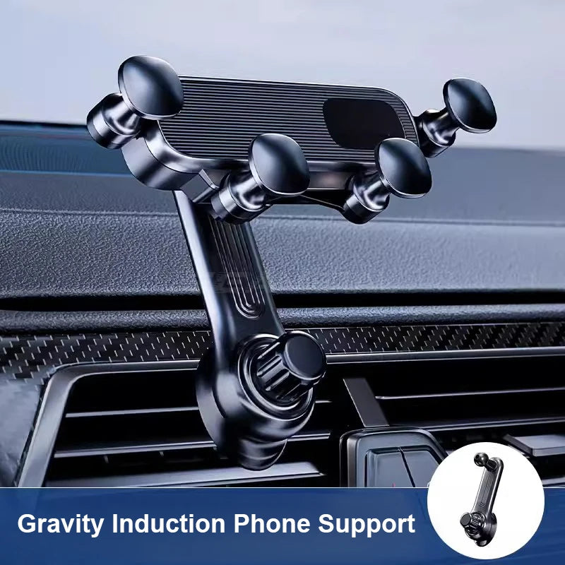 SEAMETAL Universal Car Phone Holder 4-Joint Air Vent Clip
