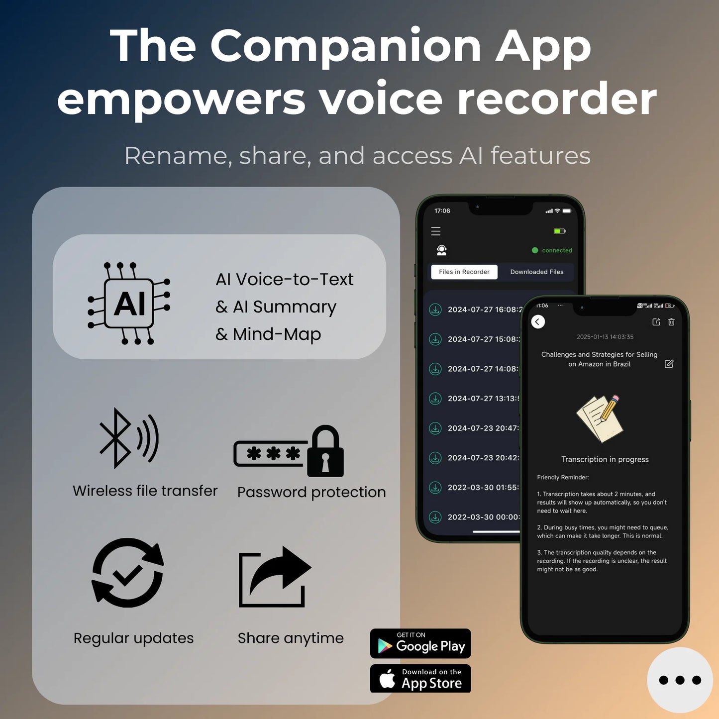 AI Powered Voice Recorder and Call Recorder with Speech-to-Text