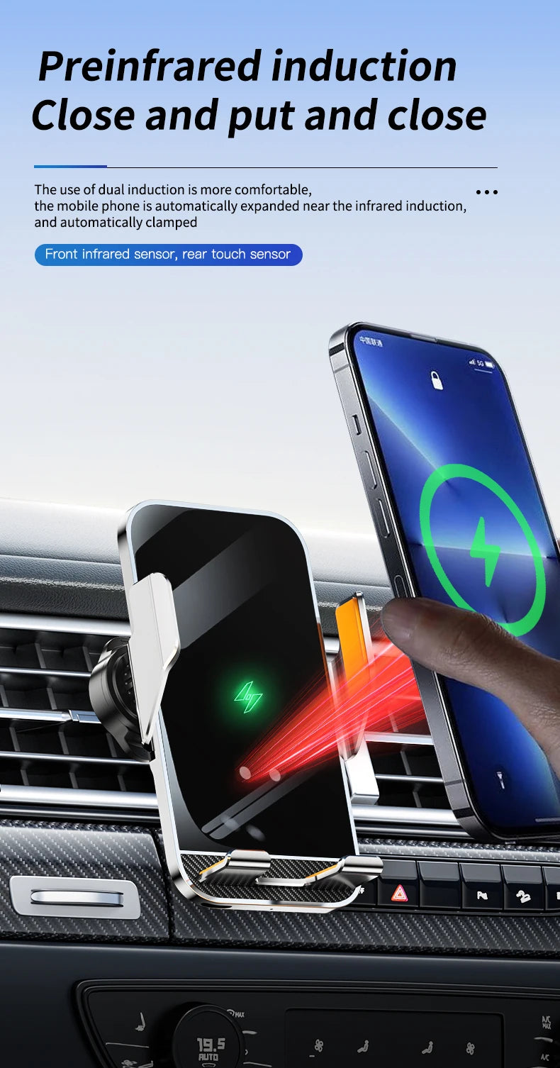 New Wireless Car Phone Holder with Charger