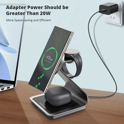Bonola Magnetic 3 in 1 Wireless Charger Station