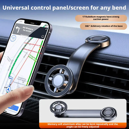 Car Navigation Bracket Magnetic Car Phone Holder Stand
