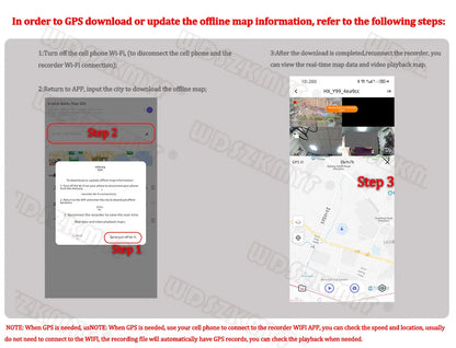 360 Degree Car DVR 4*1080P Video Recorder WIFI GPS Dash Cam
