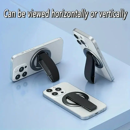 Innovative design aluminum alloy magnetic mobile phone ring holder