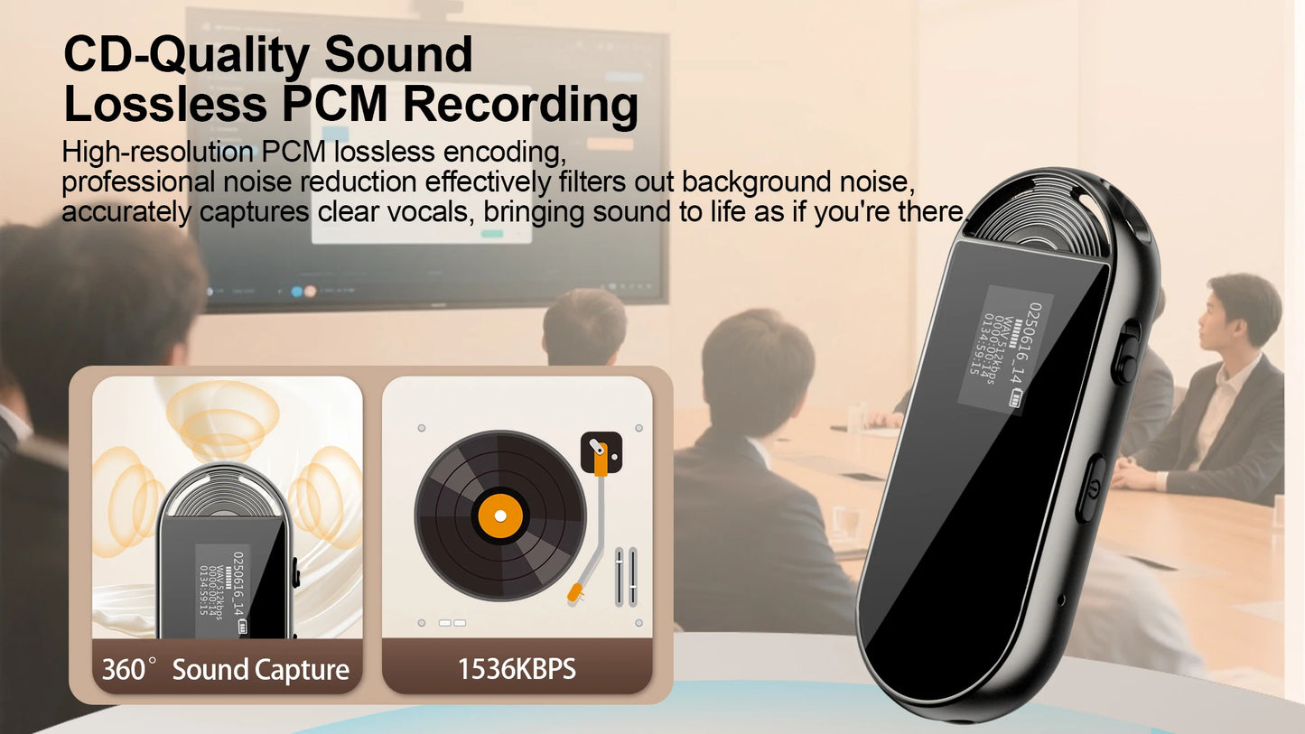 Upgraded AI Voice Recorder, 72 Languages, 99.91% Accuracy