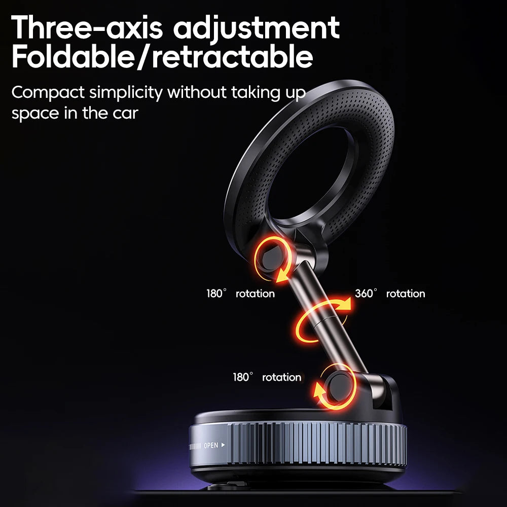 360° Rotation Car Dashboard Holder Magnetic Suction Cup Holder