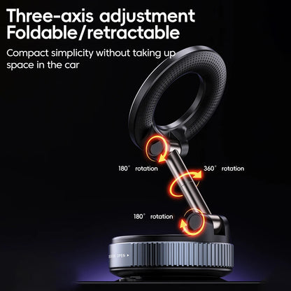 360° Rotation Car Dashboard Holder Magnetic Suction Cup Holder