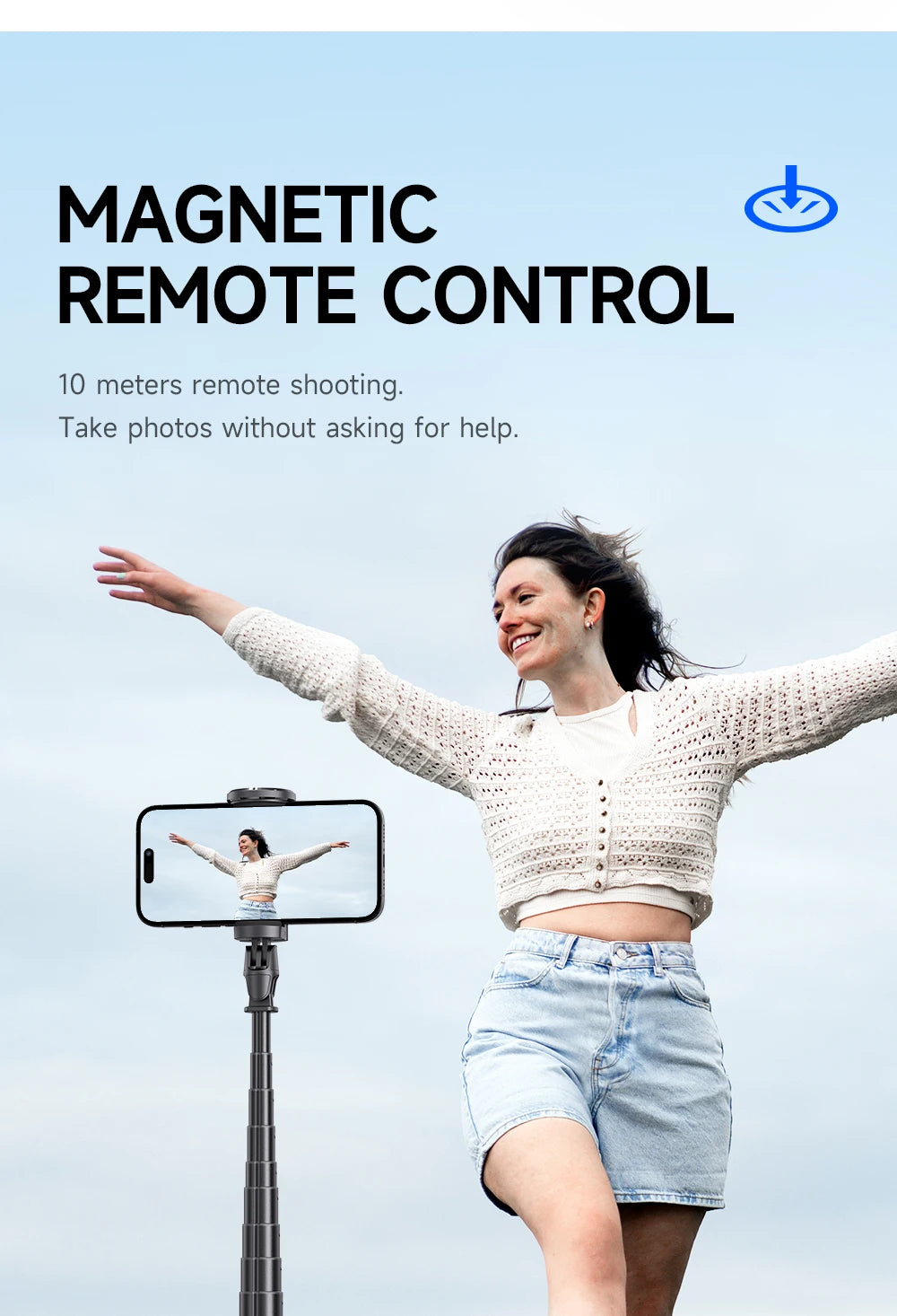 TT01 Portable 70 Inch All-in-one Auto Pop Open Tripod