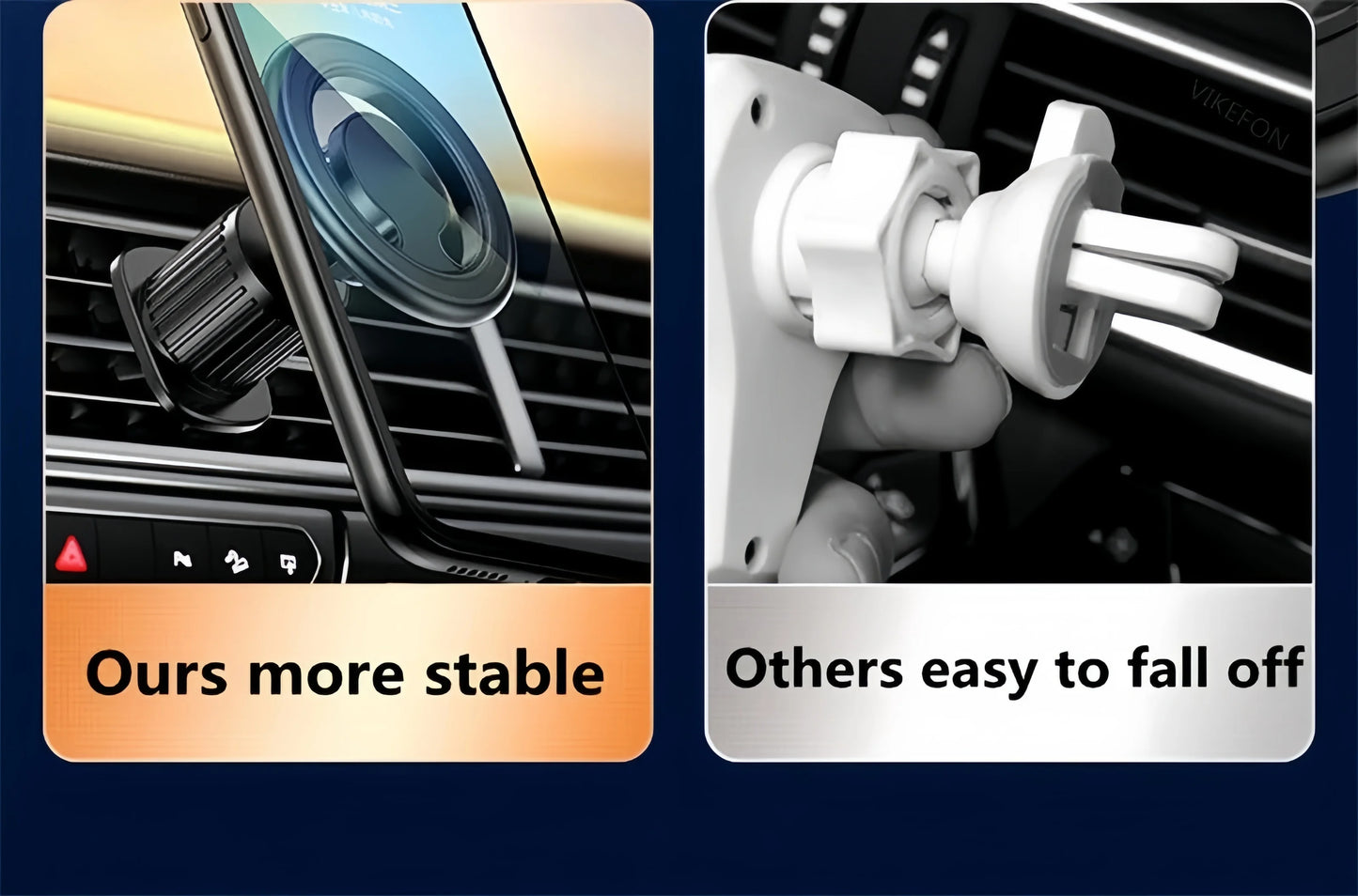 Magnetic Car Phone Holder Universal Air Vent/Dashboard Mount