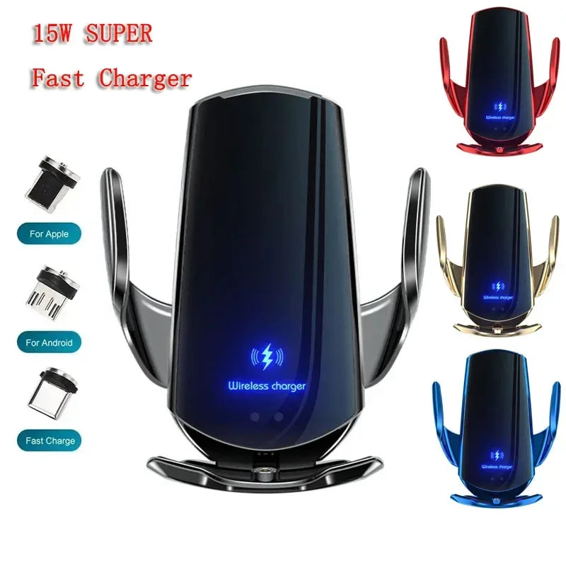 30W Car Wireless Charger Magnetic Automatic Car Mount