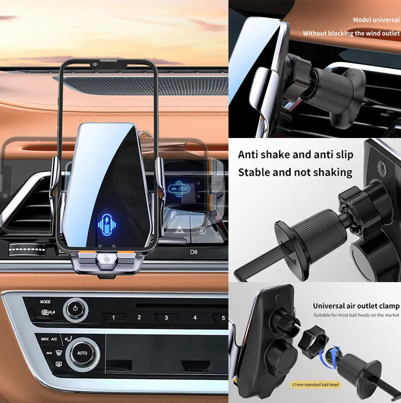 Car Phone Holder For BMW X1 U11Magnetic Wireless Charging