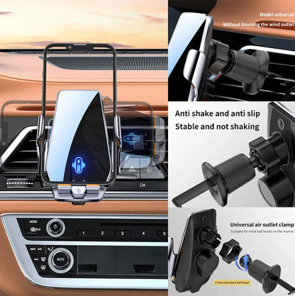 Car Phone Holder For BMW X1 U11Magnetic Wireless Charging
