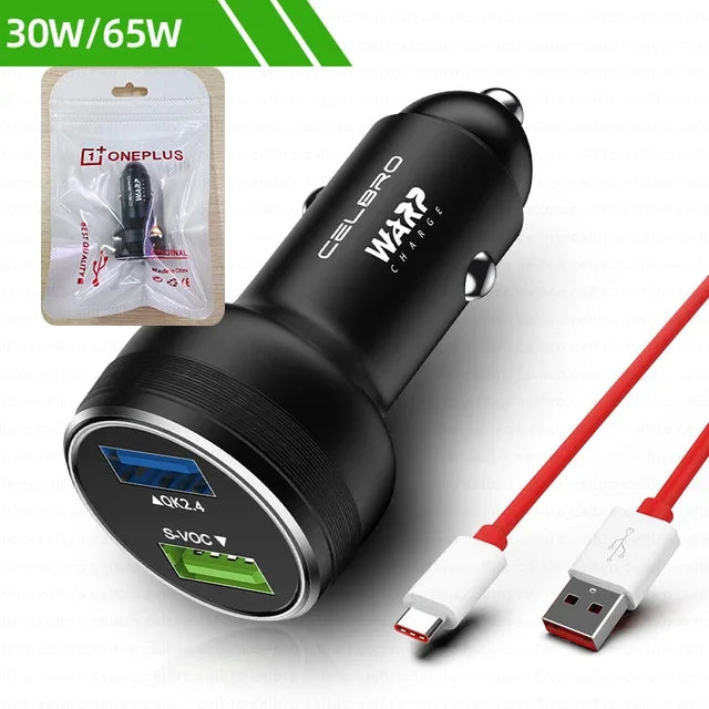 Car USB Phone Charger Fast Charging For Oneplus