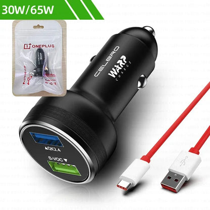 Car USB Phone Charger Fast Charging For Oneplus