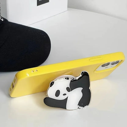 Panda Cute Cartoon Design Hand Grip Handle 360° Phone Holder