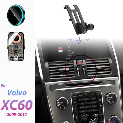 Car Phone Holder Wireless Charger Holder Phone Auto-Clamping