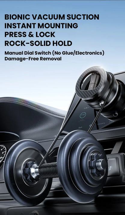 Vacuum Strong Magnetic Suction Foldable Phone Holder