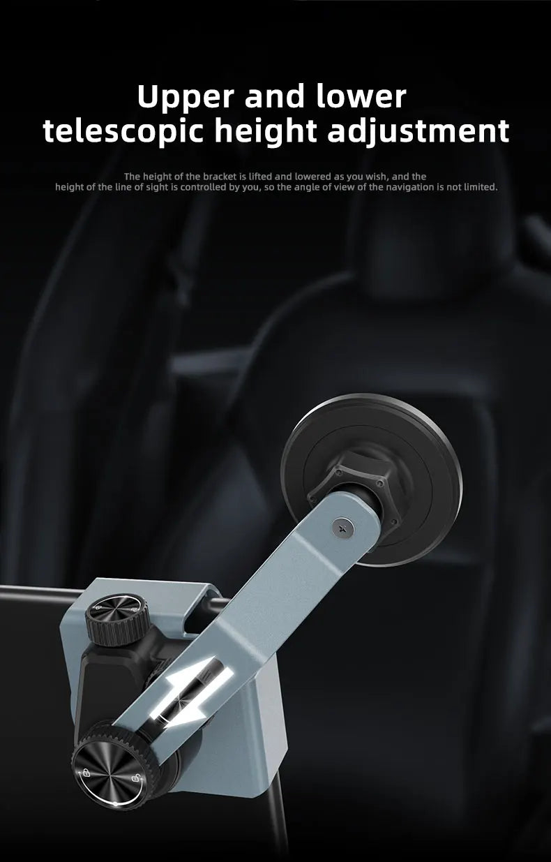Car Phone Holder Screen Side Mount Adjustable Magnetic Support