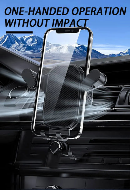 SEAMETAL Gravity Car Phone Holder Mobile Phone Stand