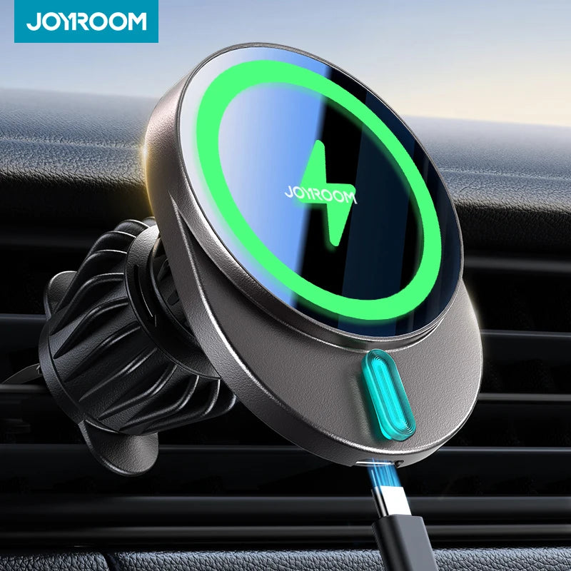 Joyroom Magnetic Wireless Car 15W Fast Charger Phone Holder