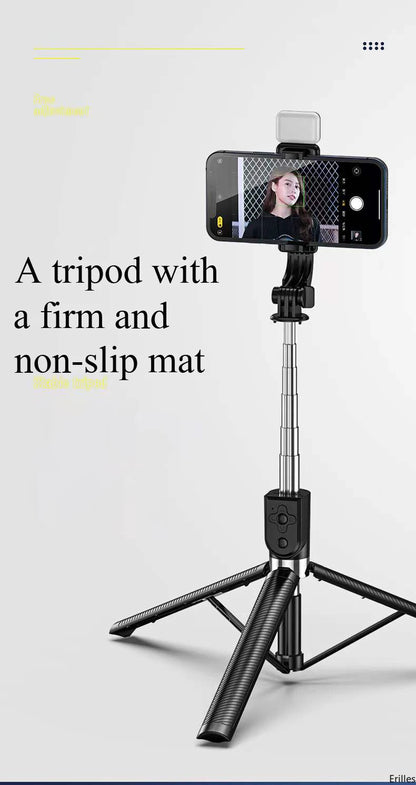 1.67M Long Extended Bluetooth Wireless Selfie Stick Live