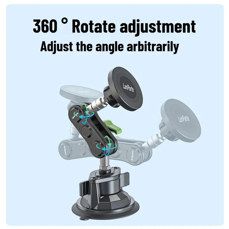 Lanparte Magnetic Phone Holder, Car Phone Mount, Suction Cup Phone Holder