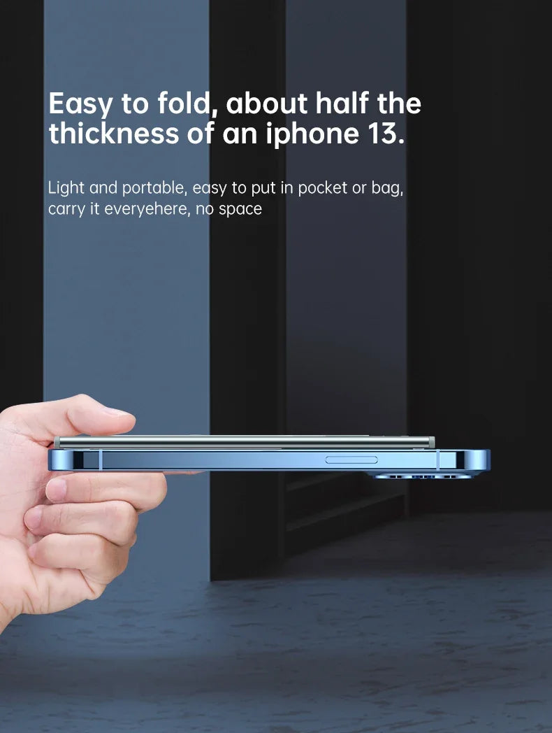 Folding Metal Phone Stand Solid Support Kickstand Phone Holder