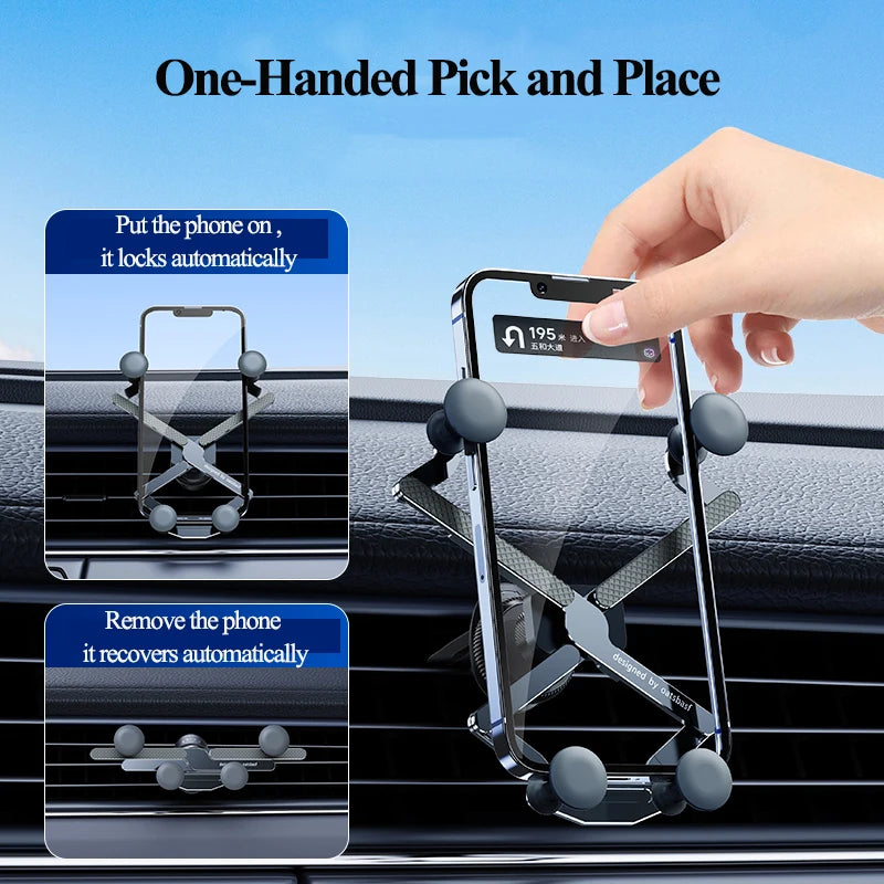Oatsbasf Carbon Alloy Car Phone Holder Car Accessories