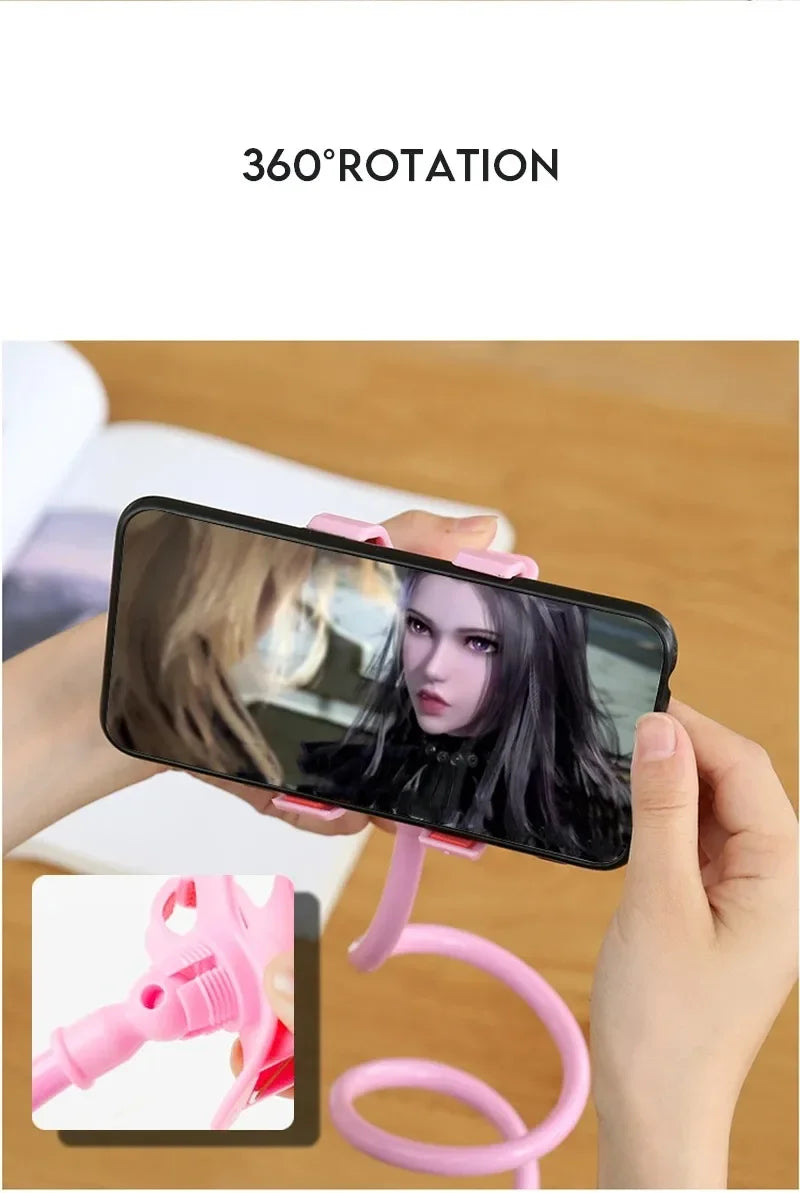 360 Rotate Clip Mobile Phone Holder Stand Portable Stand