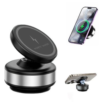 360° Rotating Magnetic Car Phone Holder Dual-Sided Mount