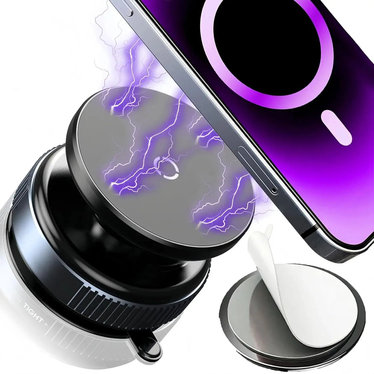Upgraded Foldable Magnetic Car Phone Holder