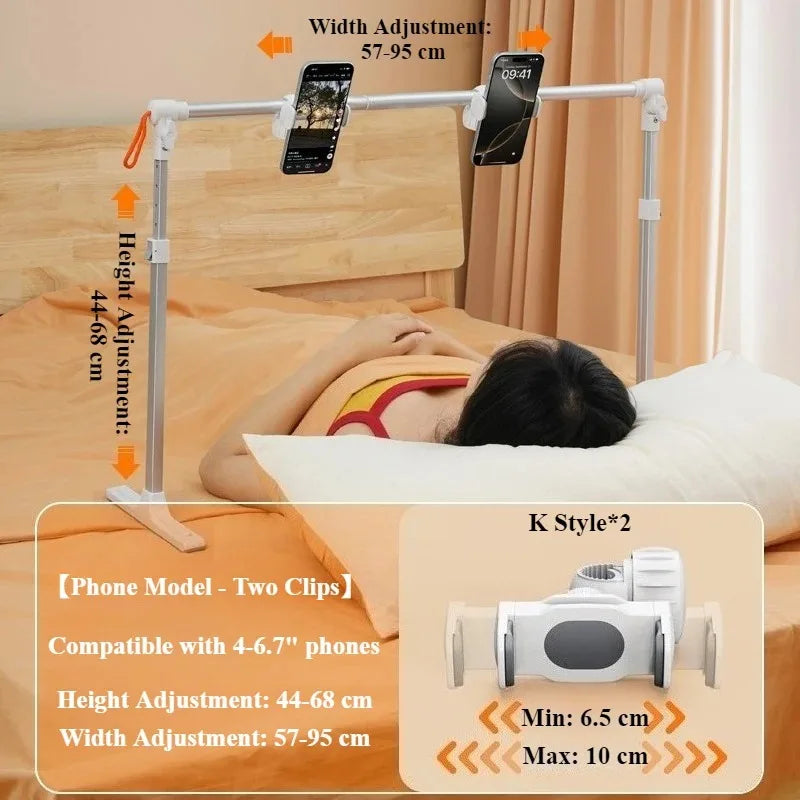 Eary Foldable Tablet Phone Holder Stand for Bed Overhead Mount