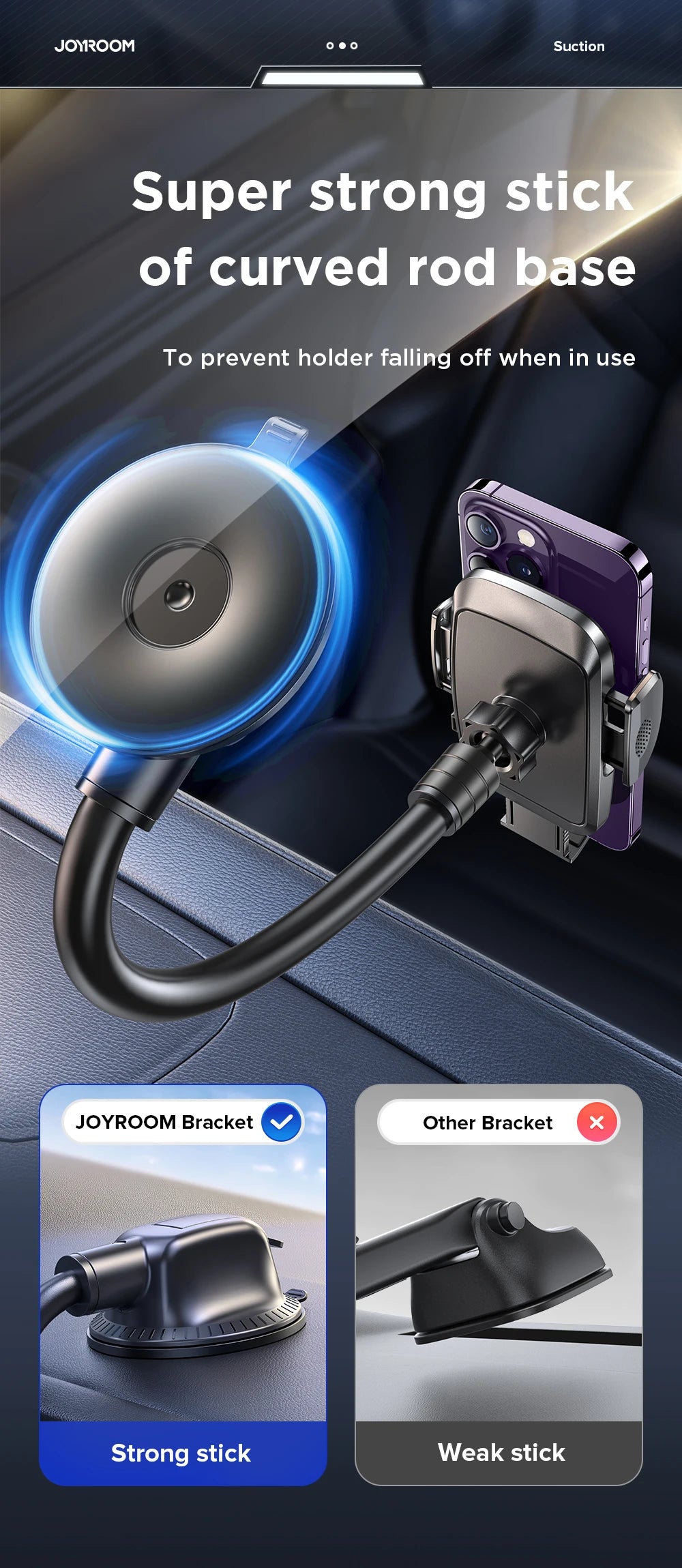 Phone Holder for Car Air Vent Universal Car Phone Stand