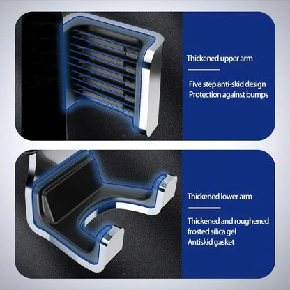 Gravity Car Holder Aluminum Glass Phone Air Vent Clip