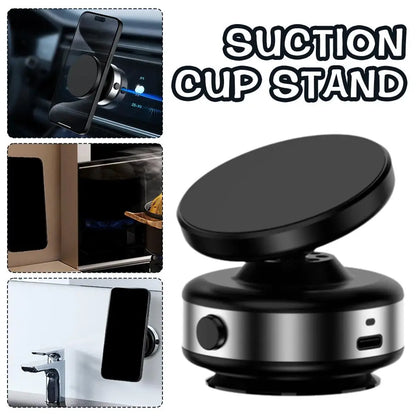 Car Mount Electric Vacuum Magnetic Holder 360° Adjustable