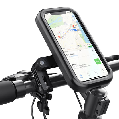Waterproof Bicycle Handlebar Phone Holder Case Universal