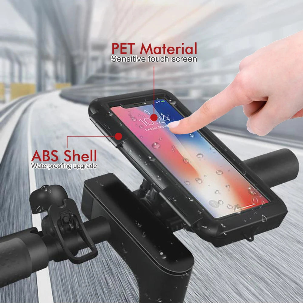 New Motorcycle Phone Holder 360 Degree Rotation Cell Phone Clamp